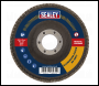 Sealey FD11560E10 115mm Aluminium Oxide Flap Discs 60Grit 22mm Bore - Pack of 10