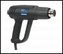 Sealey HS107K Variable Temperature Hot Air Gun Kit 2000W 50-450°C/90-600°C