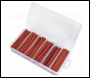 Sealey HST100R Heat Shrink Tubing Assortment 95pc 100mm Red