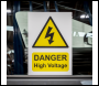 Sealey HVSA4 High Voltage Warning Sign 200 x 300mm