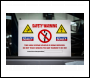 Sealey HYBRIDSIGN Hybrid/Electric Vehicle Warning Sign