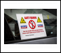 Sealey HYBRIDSIGN Hybrid/Electric Vehicle Warning Sign