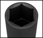 Sealey IS134D Premier Deep Impact Socket 1 inch Sq Drive 34mm