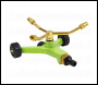 Sealey JS2032 3-Arm Brass Sprinkler with Metal Wheeled Base