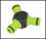 Sealey JS3027 Water Hose Connector 3-Way