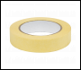 Sealey MTLB24 Premium Quality Masking Tape 24mm x 50m Pack of 36