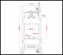 Sealey PPF301S Viking Floor Type Air/Hydraulic Press with Sliding Ram and Foot Pedal 30 Tonne