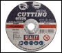 Sealey PTC/3CT10 75 x 1.2mm Cutting Disc 10mm Bore - Pack of 10