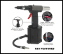 Sealey SA317 Air/Hydraulic Nut Riveter Vacuum System