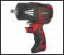 Sealey SA6006 Premier Twin Hammer Composite Air Impact Wrench 1/2 inch Sq Drive