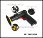 Sealey SA722 Premier Composite Mini Air Polisher 75mm