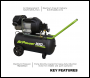 Sealey SAC10030VE 100L V-Twin Direct Drive Air Compressor 3hp