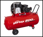 Sealey SAC1203B 200L Belt Drive Air Compressor with Cast Cylinders & Wheels 3.5hp