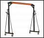 Sealey SG1000KIT Portable Lifting Adjustable Gantry Crane 1 Tonne & Hoist Combo