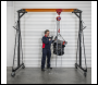 Sealey SG1000KITG Portable Adjustable Gantry Crane with Geared Trolley Combo 1 Tonne