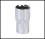 Sealey SP1410 Premier Fully Polished Socket 1/4 inch Sq Drive 10mm