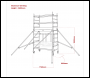 Sealey SSCL1 Platform Scaffold Tower Combo EN 1004 -1