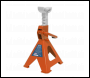 Sealey VS2002OR Ratchet Type Axle Stands (Pair) 2 Tonne Capacity per Stand - Orange