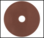 Sealey WSD5120 Worksafe® 125mm Fibre Backed Sanding Disc 120Grit - Pack of 25