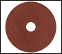 Sealey WSD540 Worksafe® 125mm Fibre Backed Sanding Disc 40Grit - Pack of 25