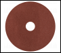 Sealey WSD560 Worksafe® 125mm Fibre Backed Sanding Disc 60Grit - Pack of 25