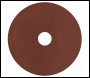 Sealey WSD580 Worksafe® 125mm Fibre Backed Sanding Disc 80Grit - Pack of 25