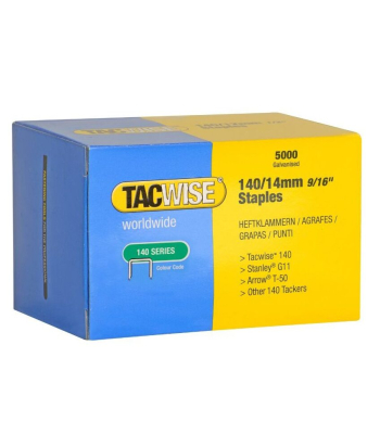 Tacwise Type 140/14mm Galvanised Staples, Box of 5000 - Code 0344