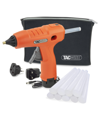 Tacwise H12-12 Cordless 12V Hot Glue Gun with 10 Glue Sticks - Code 1561