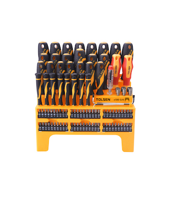 Tolsen 100 pcs Screwdriver Set