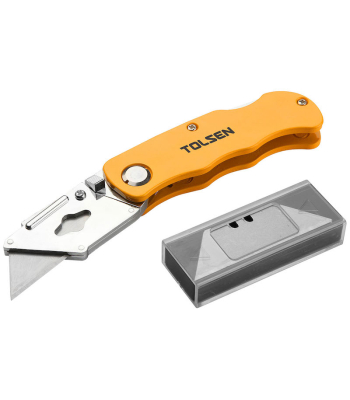 Tolsen Knife Folding Utility Lock Back 5 Blade 