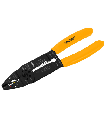 Tolsen Plier Wire Stripping & Crimper 215mm (Industrial) 