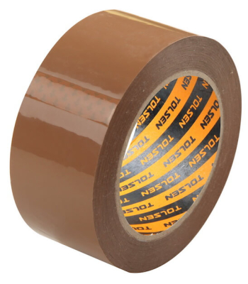 Tolsen BOPP Packing Tape 48mm x 50m / 1.88 inch  x 54.6yards Brown