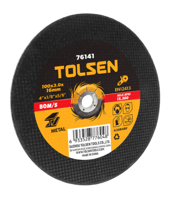 Tolsen Disc Cutting Depressed Steel 115x3.0x22.2mm 