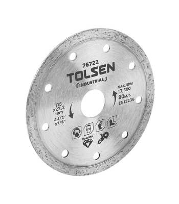 Tolsen Diamond Blade Rim (Industrial) 115 x 22.2mm / 4-1/2 inch  x 7/8 inch 