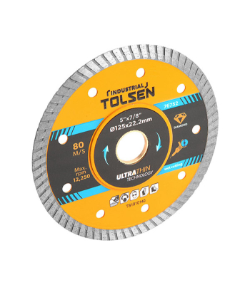 Tolsen Diamond Blade Ultra Thin 115mmx22.2x1.2mm 8mm (Industrial) 