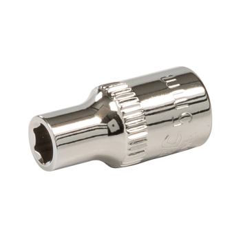 Silverline Socket 1/4 inch  Drive 6pt Metric