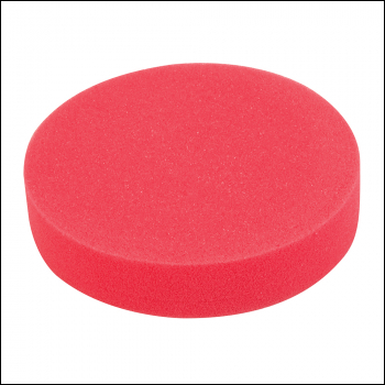 Silverline Hook & Loop Polishing Foam Head - 180mm Ultra-Soft Red - Code 295539