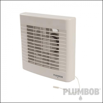 Plumbob Pull Cord Bathroom Extractor Fan - 100mm (4 inch ) - Code 317841