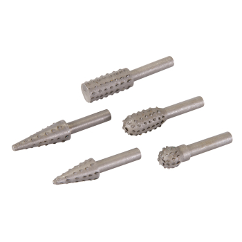 Silverline Rotary Rasp Set 5pce - 6.35mm Shank - Code 327567