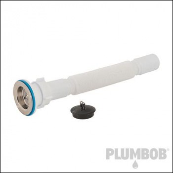 Plumbob Flexible Waste Pipe - 40 x 320mm - Code 431395