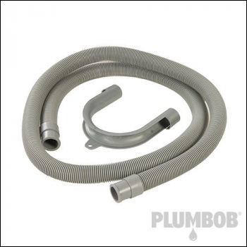 Plumbob Washing Machine Drain Hose - 1.5m x 21mm - Code 523485