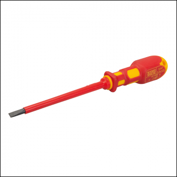 King Dick VDE Slotted Screwdriver - 5.5 x 125mm - Code 64705