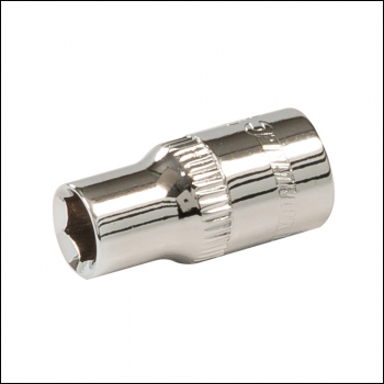 Silverline Socket 1/4 inch  Drive 6pt Metric - 6mm - Code 657259