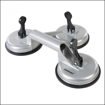 Silverline Suction Pad Aluminium - 100kg Triple - Code 837325