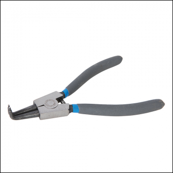 Silverline Bent External Circlip Pliers - 180mm - Code PL75