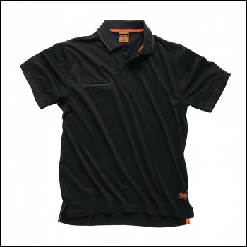 Scruffs Worker Polo Black - L - Code T54663