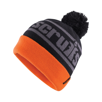 Scruffs Trade Bobble Hat - Black/Orange - Code T55334