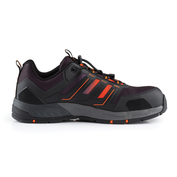 Scruffs Air Safety Trainer Black/Orange - Size 10 / 44 - Code T55528