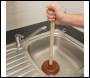 Silverline Sink Plunger - 140 x 24mm - Code 633581