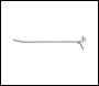 Silverline Single Prong Hook 200mm 20pk - Silver - Code 973830